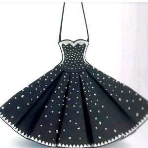 Vintage RARE Lulu Guinness Evening Dress Bag Collectible #46 /500  w/Dustcover